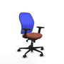 Piqueras y Crespo Chaise de Bureau 2D036N0 Bleu Marron