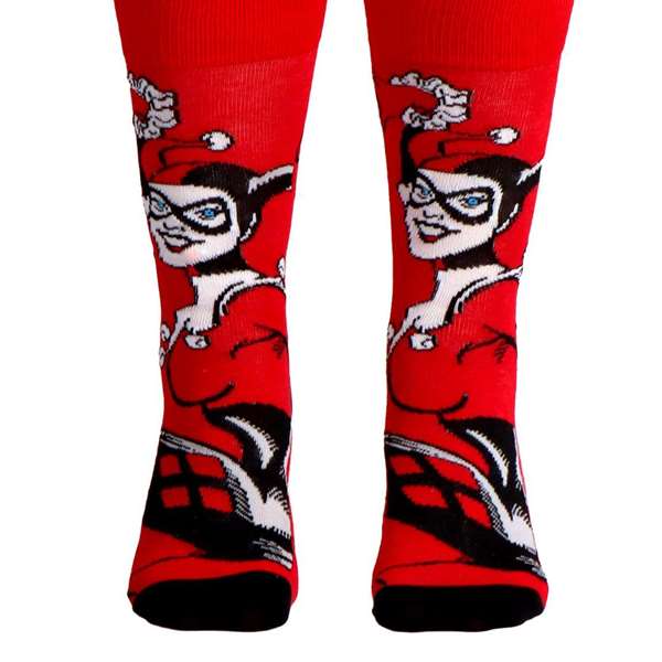 Harley Quinn - Chaussettes imprimées enfant Harley Quinn - 36/43 (Taille unique) - Recommandé à partir de 3 ans