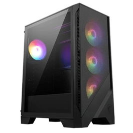 MSI MAG FORGE 121A Boîtier PC Gaming ATX Mid Tower, 4 ventilateurs ARGB 120 mm, Vitre trempe, USB 3.2