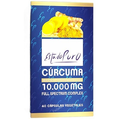Estado Puro Curcuma 10.000 mg, 40 capsules végétales