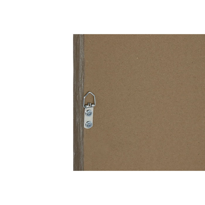 Home ESPRIT Toile Boho Blanc Naturel 70 x 3 x 50 cm (2 Unités)