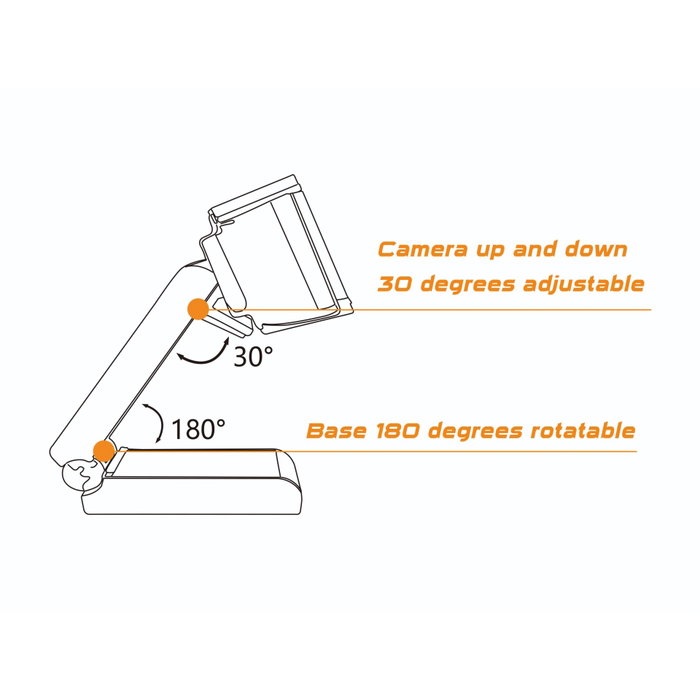 Conceptronic AMDIS06B Webcam 2K Autofocus Noir