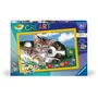Ravensburger CreArt - Kit Peinture par Numéros pour Enfants dès 7 Ans - Toile 31x21 cm - Thème Une Belle Amitié