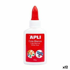 Colle blanche Apli 40 g (12 Unités)