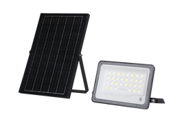 Projecteur LED solaire 100 W, 3 CCT, 1000 lm, IP65