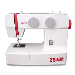 Veritas SARAH Machine à coudre - 13 programmes de couture, 70W, pour débutants, avec pied presseur pour boutonnières