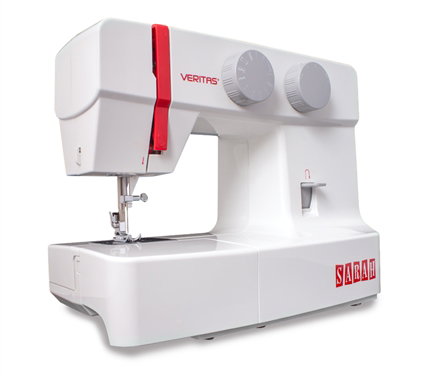 Veritas SARAH Machine à coudre - 13 programmes de couture, 70W, pour débutants, avec pied presseur pour boutonnières