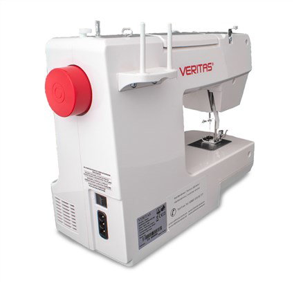 Veritas SARAH Machine à coudre - 13 programmes de couture, 70W, pour débutants, avec pied presseur pour boutonnières