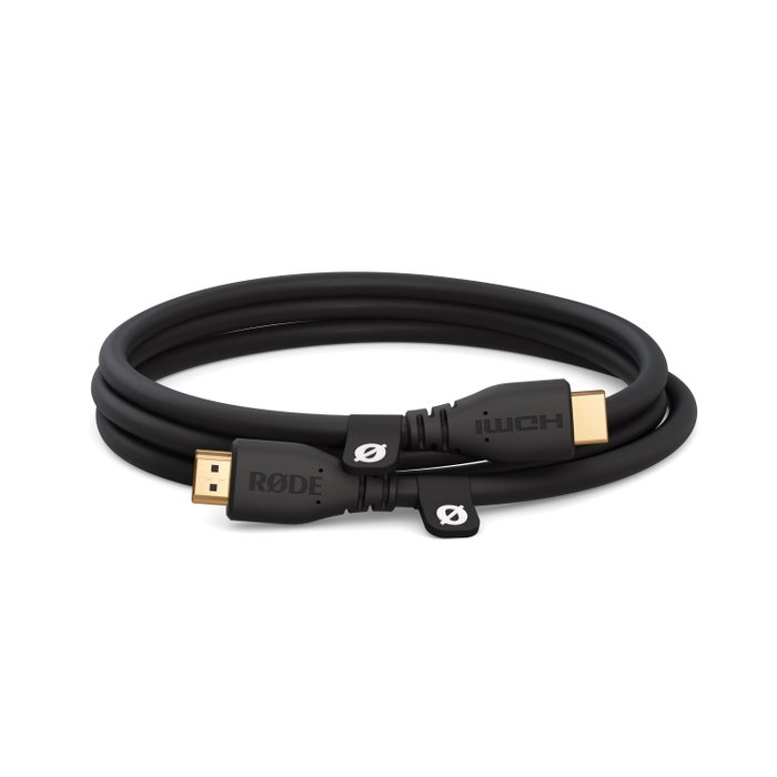 Rode HDMI-1.5 Black Câble HDMI 1.5m Haute Vitesse avec Ethernet 18 Gbps 4K60 Noir Rode HDMI-1.5 Black Câble HDMI 1.5m Haute Vitesse avec Ethernet 18 Gbps 4K60 Noir