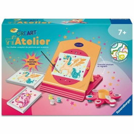 Ravensburger CreArt Atelier Neon - Kit de peinture par numéros avec peintures néon
