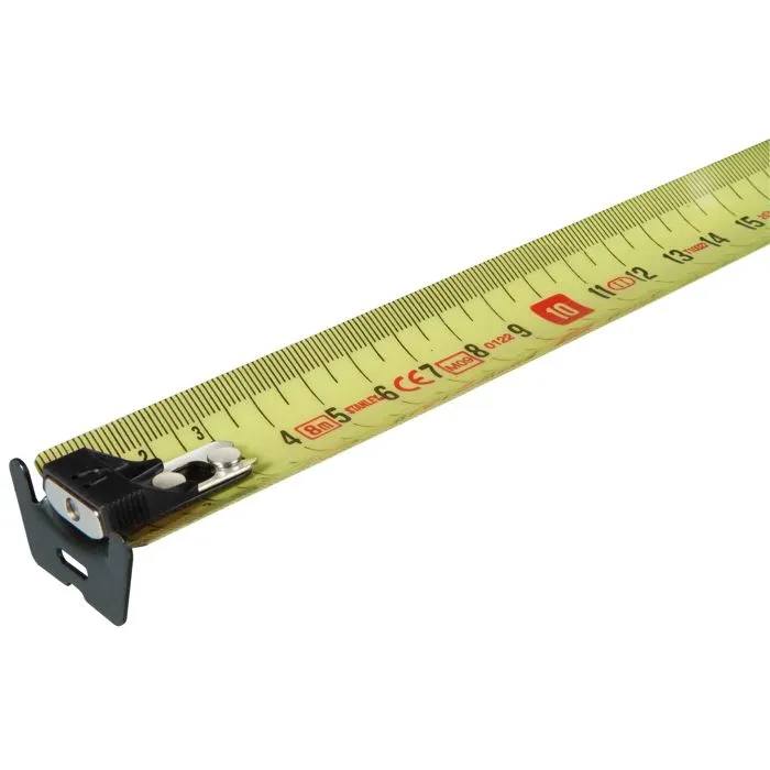STANLEY Ruban à Crochet Magnétique Mylar Anti-Abrasion, 8m x 32mm
