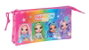 Safta Portatodo Triple Rainbow High Shine - Organisateur ou porteur triple, 22 x 12 x 3 cm, couleur arc-en-ciel, pour enfants à partir de 36 mois