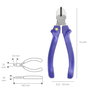 UTILEX Pince coupante diagonale 150 mm