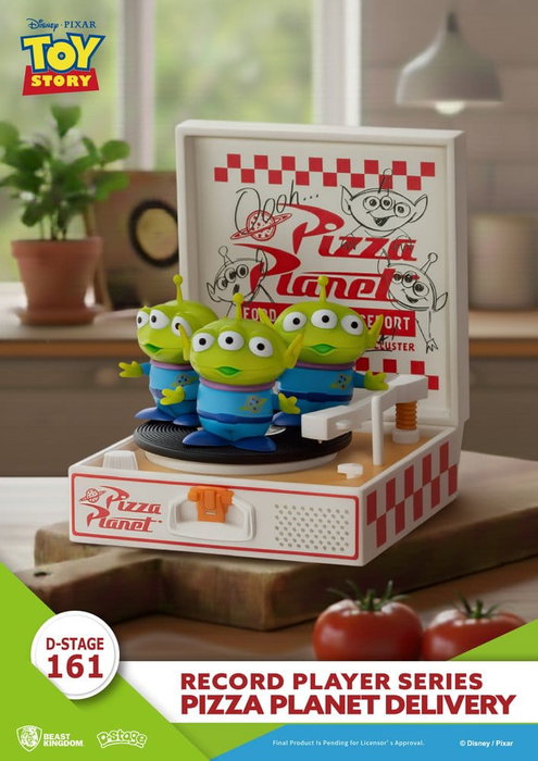 Beast Kingdom Toys Toy Story Record Player Series Figurine Pizza Planet Delivery 12 cm
