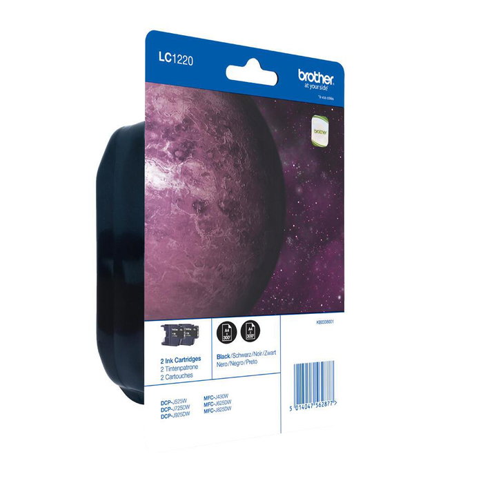Brother LC-1220BKBP2 Pack double de cartouches d'encre noires