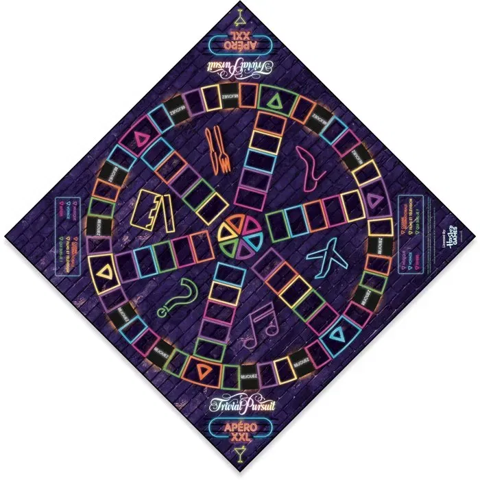 Winning Moves - TRIVIAL PURSUIT Apéro XXL - Jeu de société - Édition avec 1800 questions - 6 catégories - À partir de 16 ans Winning Moves - TRIVIAL PURSUIT Apéro XXL - Jeu de société - Édition avec 1800 questions - 6 catégories - À partir de 16 ans