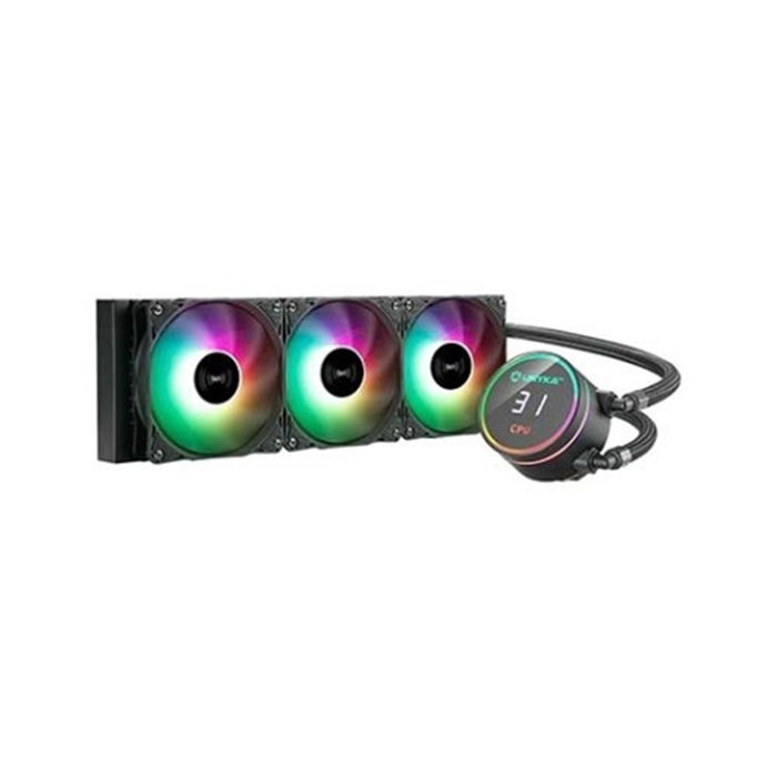 Unykach Aquastorm ARGB Kit de Refroidissement Liquide 360mm, Noir, Ventilateurs RGB 120mm, Socket Intel & AMD Unykach Aquastorm ARGB Kit de Refroidissement Liquide 360mm, Noir, Ventilateurs RGB 120mm, Socket Intel & AMD