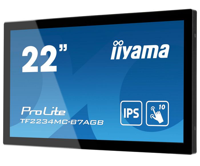 iiyama ProLite TF2234MC-B7AGB Écran tactile Open Frame 21.5" IPS Full HD 1920x1080 avec HDMI, VGA, protection IP65 et revêtement anti-reflets