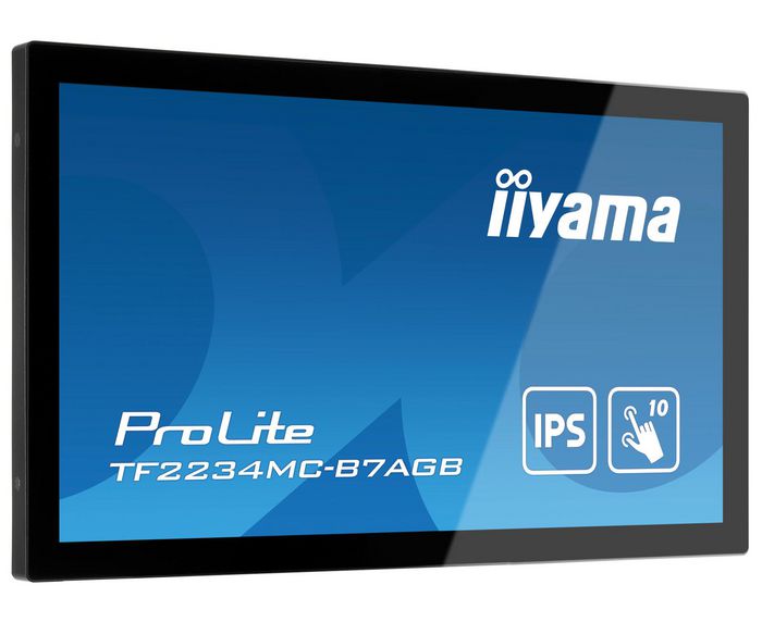 iiyama ProLite TF2234MC-B7AGB Écran tactile Open Frame 21.5" IPS Full HD 1920x1080 avec HDMI, VGA, protection IP65 et revêtement anti-reflets