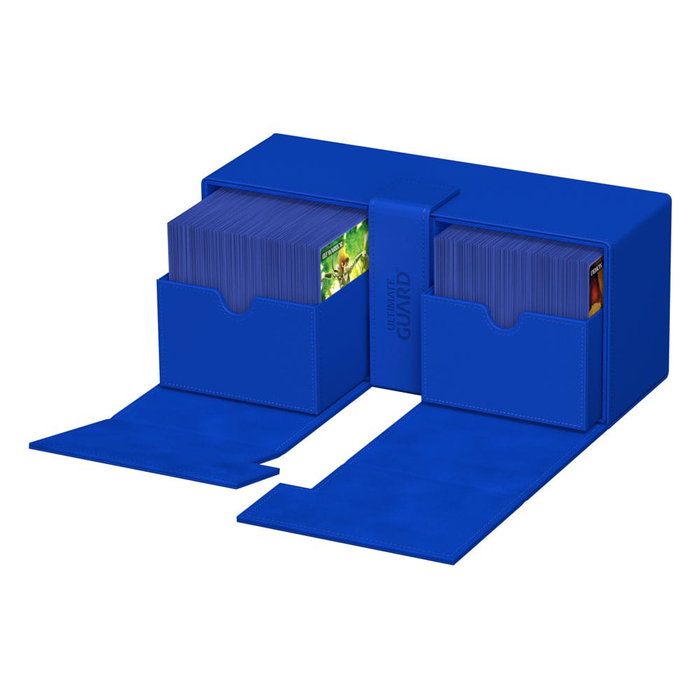 Ultimate Guard Twin Flip'n'Tray 266+ Xenoskin - Bleu Ultimate Guard Twin Flip'n'Tray 266+ Xenoskin - Bleu