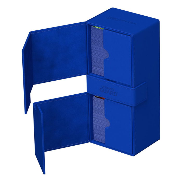 Ultimate Guard Twin Flip'n'Tray 266+ Xenoskin - Bleu Ultimate Guard Twin Flip'n'Tray 266+ Xenoskin - Bleu