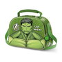 Karactermania Sac à goûter enfant 3D Hulk Rage 25,5 x 10 x 20 cm avec design en relief et forrage isotherme - Porte-aliments avec bretelle réglable