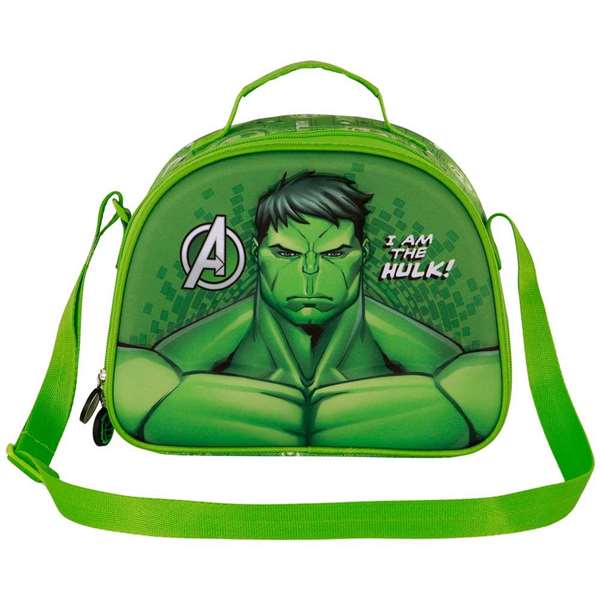 Karactermania Sac à goûter enfant 3D Hulk Rage 25,5 x 10 x 20 cm avec design en relief et forrage isotherme - Porte-aliments avec bretelle réglable Karactermania Sac à goûter enfant 3D Hulk Rage 25,5 x 10 x 20 cm avec design en relief et forrage isotherme - Porte-aliments avec bretelle réglable