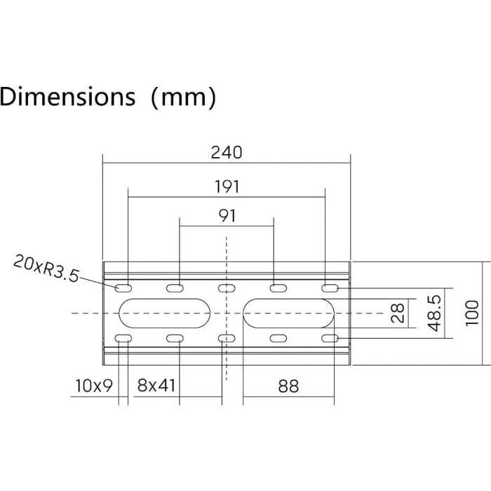 Stell SHO 4200 Support TV mural fixe SLIM pour écrans 23" à 42" - Charge max 45 kg - Compatible VESA 75x75 à 200x200 - Acier noir