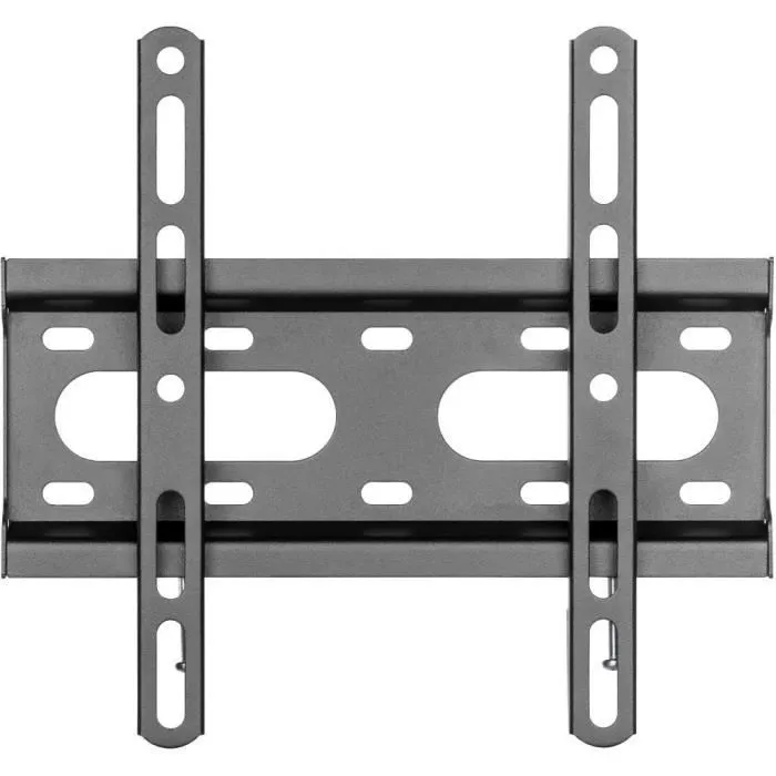 Stell SHO 4200 Support TV mural fixe SLIM pour écrans 23" à 42" - Charge max 45 kg - Compatible VESA 75x75 à 200x200 - Acier noir