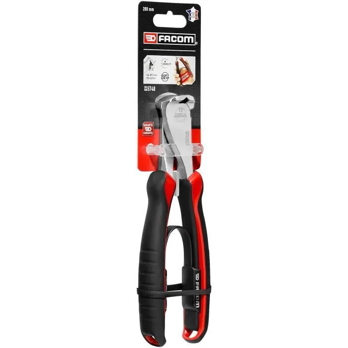 Facom Pince coupante 190A.20CPEPB 200 mm pour corde à piano - Coupe précise