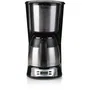 DOMO Cafetière filtre DO709K - 1000W, 1L (8 tasses), Acier inoxydable - Minuteur 24h et écran LCD