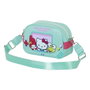 Hello Kitty Sac bowling léger vide PVC - Sac à bandoulière ajustable 75-130 cm - Dimensions 9x14x23 cm - PVC et polyester - Coloris turquoise - Karactermania