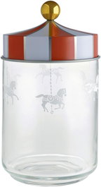 Alessi Bocal Hermétique Circus en Verre 100 cl