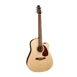 SEAGULL Coastline S6 Slim CW Spruce Presys II Guitare Folk Électro-Acoustique avec Table en Épicéa Massif, Découpe, Électronique Fishman + Sac
