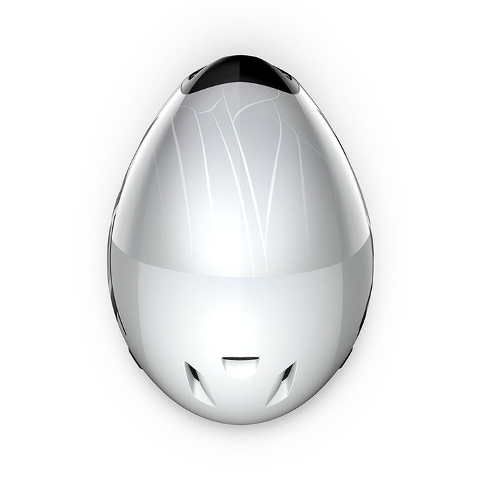 Met Codatronca Casque de contre-la-montre Blanc/Argent Mat M 56-58