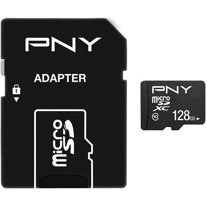 Carte Mémoire Micro SD avec Adaptateur PNY Performance Plus 128 GB
