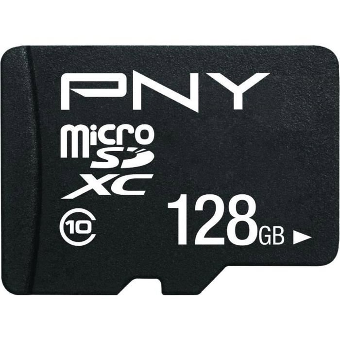 Carte Mémoire Micro SD avec Adaptateur PNY Performance Plus 128 GB