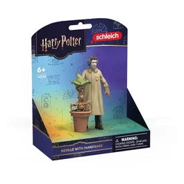 Schleich Figurine Neville avec Mandragore - Gamme Harry Potter