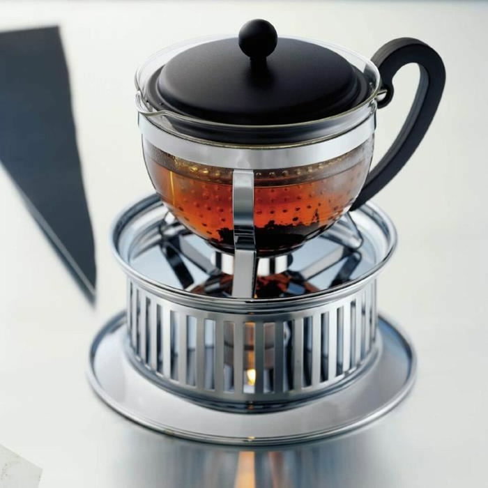 Bodum Théière Chambord Noir 1 L
