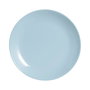 Luminarc Plat à Dessert Diwali Paradise 19 cm en Verre Opal Bleu Trempé - Fabriqué en France