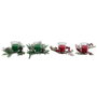 Bougie DKD Home Decor Rouge Vert 5,5 x 5,5 x 6,5 cm (2 Unités)