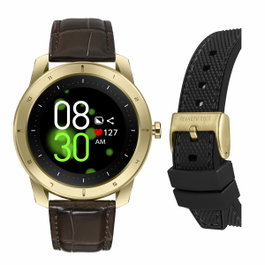 Kenneth Cole KCWGD2174062 - Montre Connectée Homme Dorée et Noire