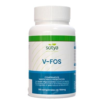 SOTYA V-Fos Vientre Plano 100 comprimés complément alimentaire FOS fibre d'anis SOTYA V-Fos Vientre Plano 100 comprimés complément alimentaire FOS fibre d'anis