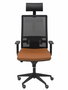 Piqueras Y Crespo Chaise de bureau Horna, mécanisme synchrone, Marron/Noir