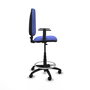 PIQUERAS Y CRESPO Chaise de Bureau Bleu clair Grande avec Accoudoirs 1D