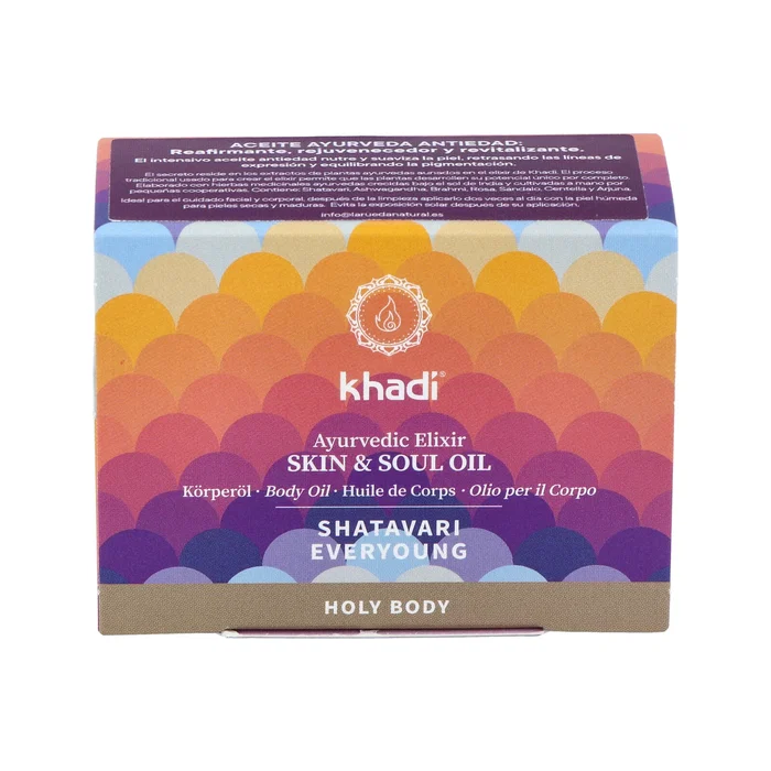 KHADI Huile Élixir Ayurveda Shatavari Anti-âge 10ml KHADI Huile Élixir Ayurveda Shatavari Anti-âge 10ml