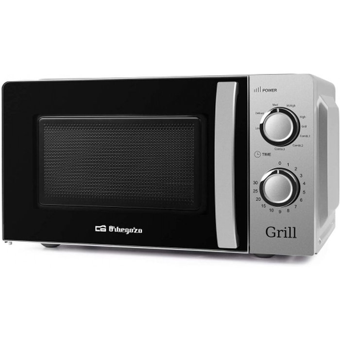 Orbegozo MIG 2138 Micro-ondes avec Gril Noir et Argenté 20 L 700 W Orbegozo MIG 2138 Micro-ondes avec Gril Noir et Argenté 20 L 700 W