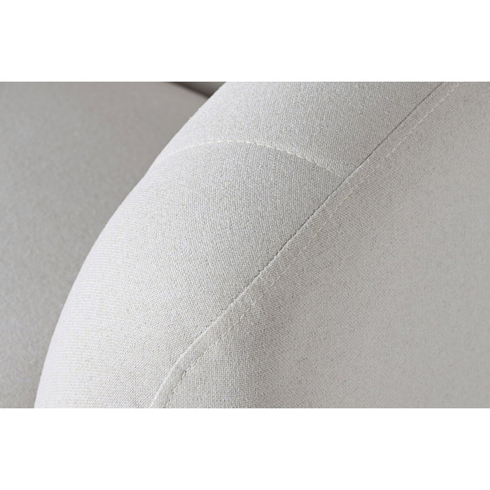 Fauteuil DKD Home Decor Noir Beige Doré Mousse Bois Métal 81 x 75 x 73 cm