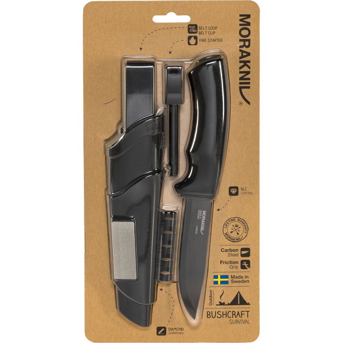 Morakniv Bushcraft Survival Hunting Knife Black Morakniv Bushcraft Survival Hunting Knife Black