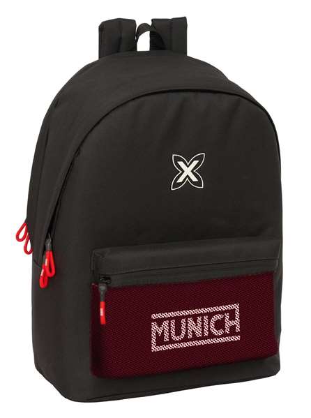 Safta Munich Vulcan Sac à dos double pour ordinateur portable 15,6 pouces avec port USB de chargement, 31 x 44 x 18 cm Safta Munich Vulcan Sac à dos double pour ordinateur portable 15,6 pouces avec port USB de chargement, 31 x 44 x 18 cm